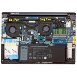 Dell P75F003 ,G3-3579 ,G3-3779 ,G5-5587 ,0GWMFV Uyumlu Notebook Fan V1 (Sağ Fan) Dell P75F003 ,G3-3579 ,G3-3779 ,G5-5587 ,0GWMFV Uyumlu Notebook Fan V1 (Sağ Fan)