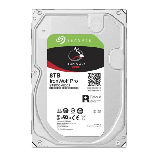 HDD-207 Seagate Ironwolf Pro 8Tb 7200Rpm 256Mb Nas Hdd